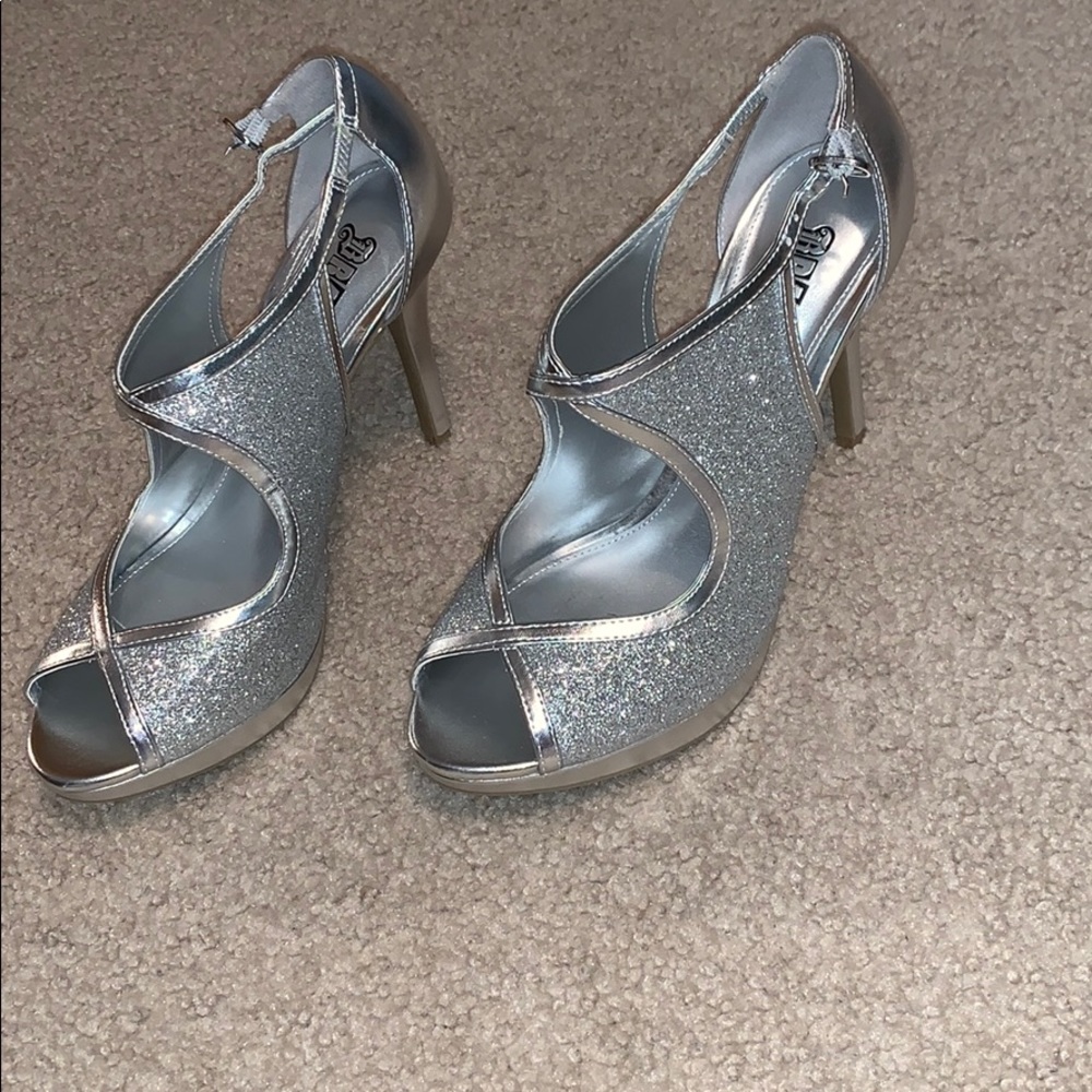 Silver heels